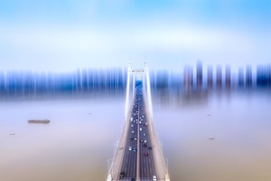 航拍三汊矶大桥（二）