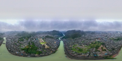 凤凰古城360度全景图
