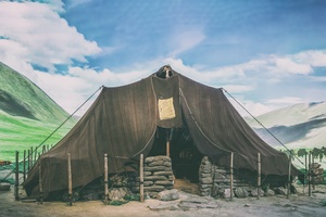 藏区牧民帐篷