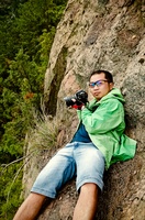 悬崖上的摄影师