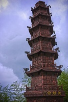 隐珠庙铜塔