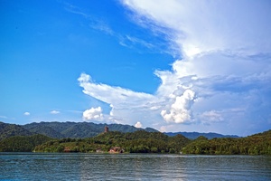 酒仙湖的云