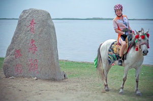 青海湖骑马（四）