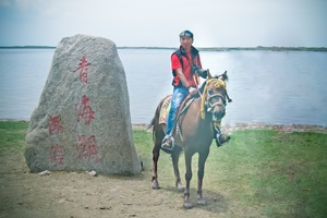 青海湖骑马（三）