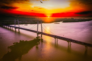 日落三汊矶大桥（一）