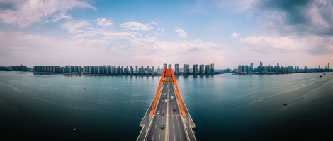 航拍湘江福元路大桥2020（三）