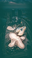 金茂双子塔下的梅溪湖国际文化艺术中心