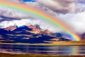 多情湖的彩虹