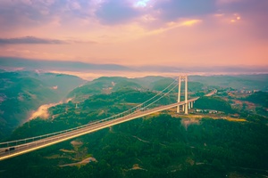 龙江大桥之晨