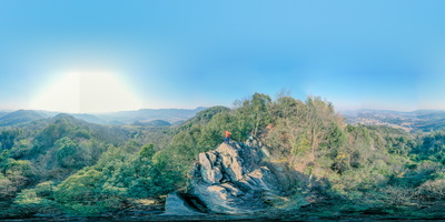 马脑岭上打弹弓360全景