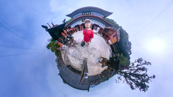 菜刀骑独轮上玄武观